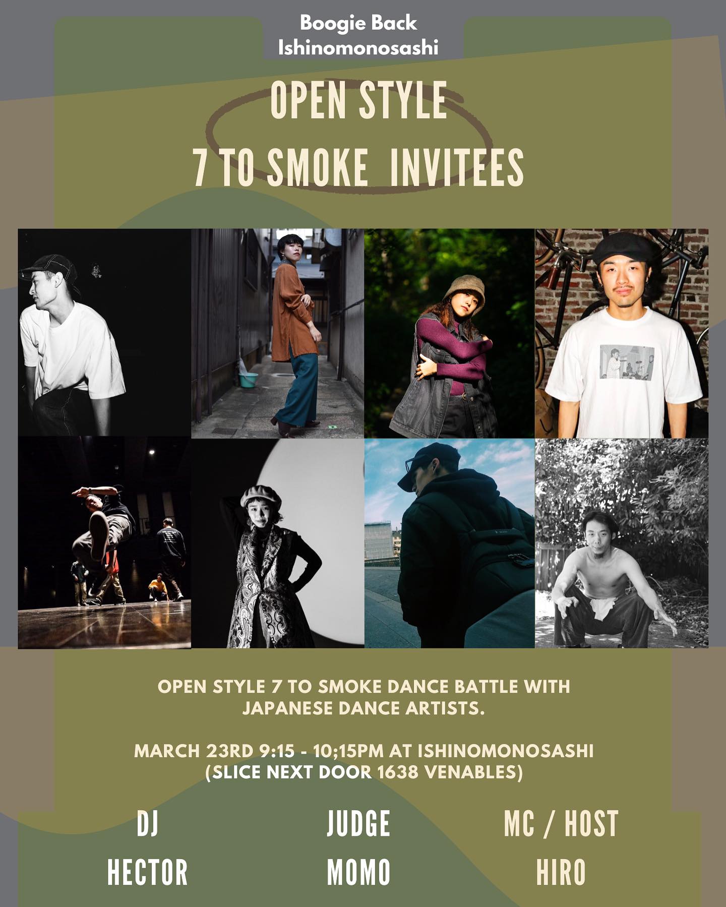 Ishinomonosashi × Boogie Back: Open Style 7 to Smoke - March 7, 2024